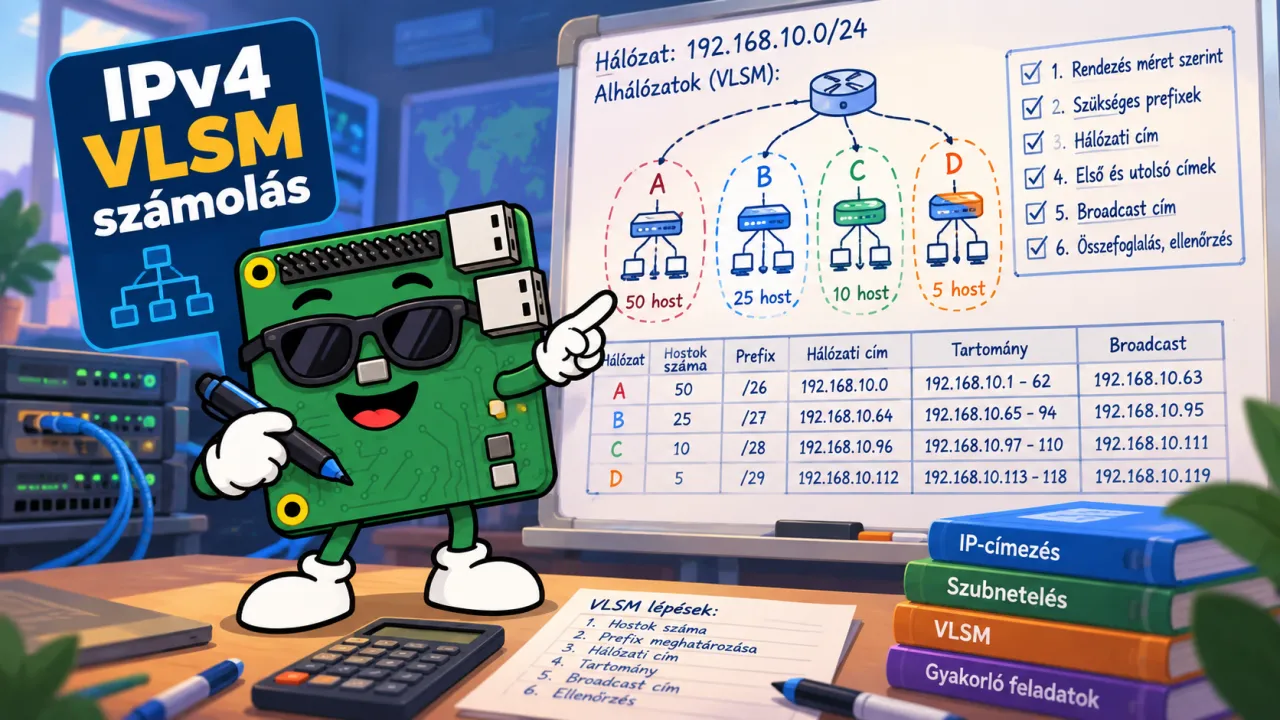 VLSM - IP címek számolása