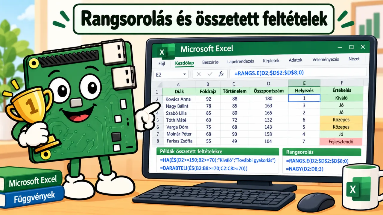 Rangsorolás és összetett feltételek